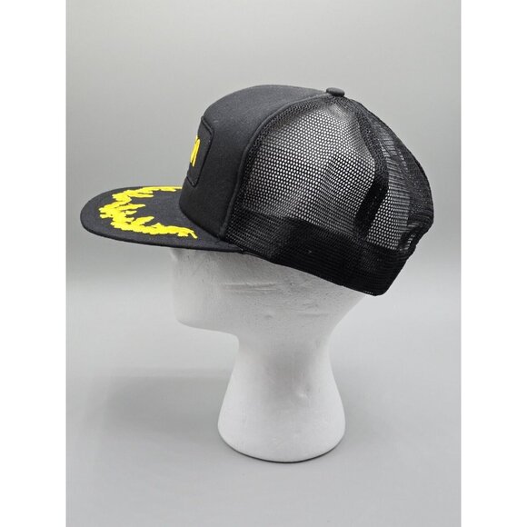 Deadstock NASA Space‎ Gold Leaf Black Snapback Trucker Mesh Hat Cap Patch Space - Picture 5 of 8